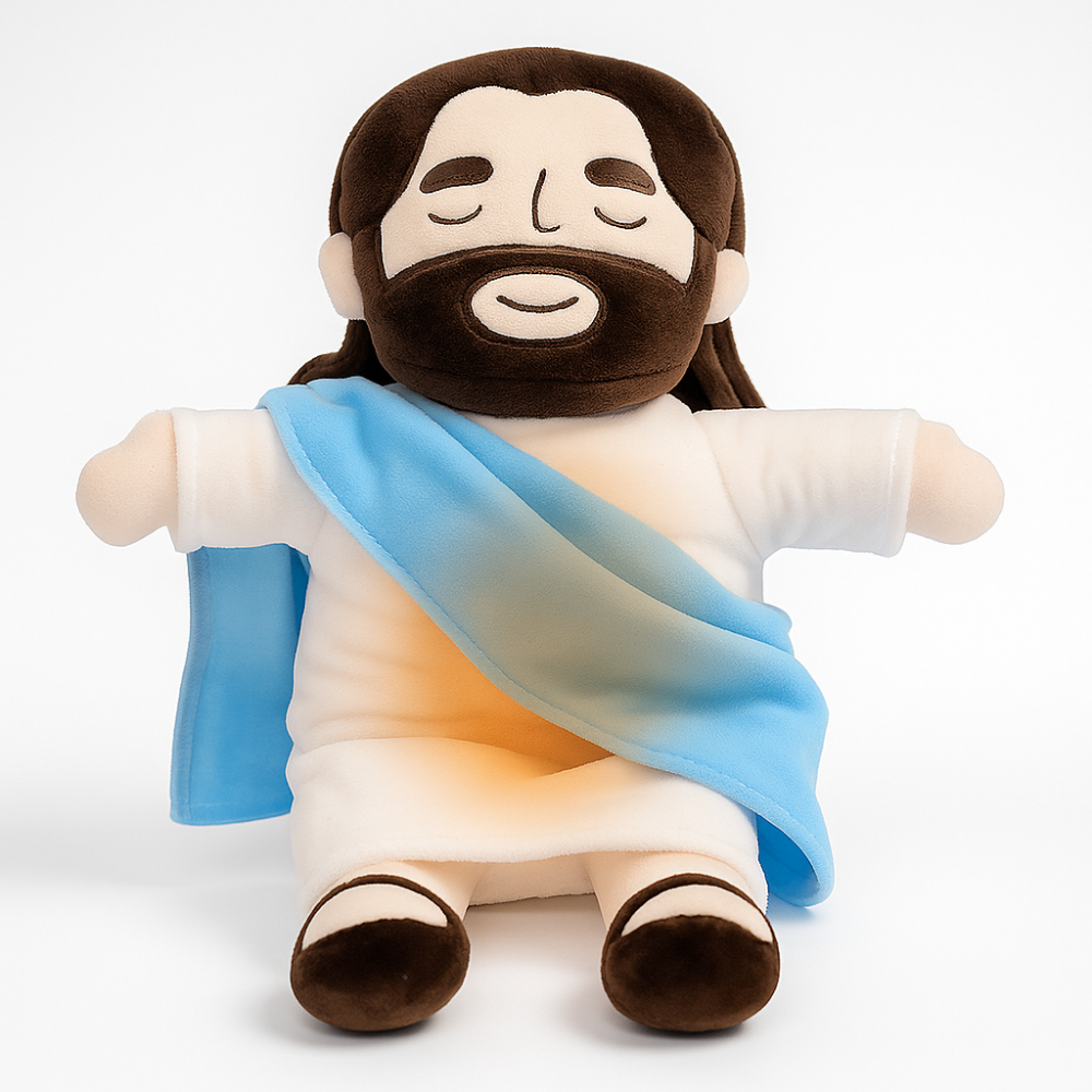 Interactive Breathing Plush Toy Religious Sleep Aid with Light and Music - Product detail 7