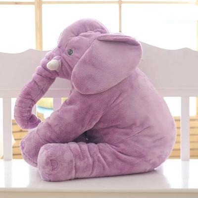 Baby Elephant Plush Pillow Soft Comfort Nursery Companion - Product example