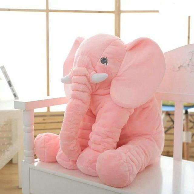 Baby Elephant Plush Pillow Soft Comfort Nursery Companion - Product detail 5