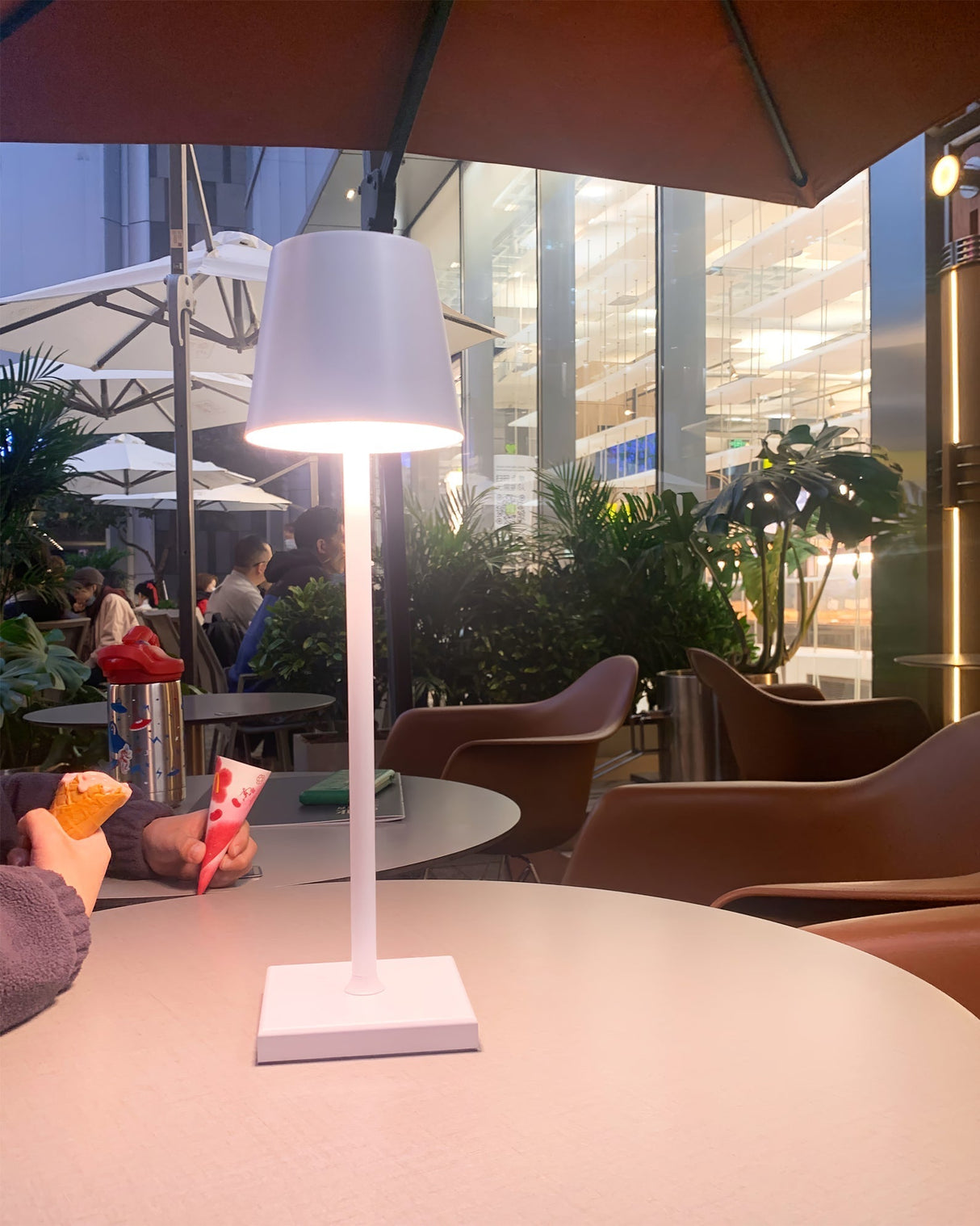 Modern LED Table Lamp Gold Metal Touch Control Rechargeable - Product detail 7