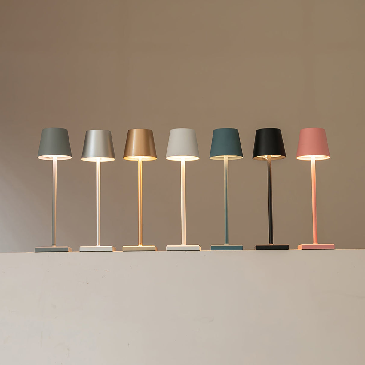 Modern LED Table Lamp Gold Metal Touch Control Rechargeable - Product detail 18