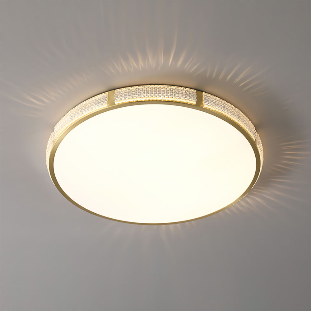 Modern Ceiling Light Crystal Brass Trim Design - Product detail 13