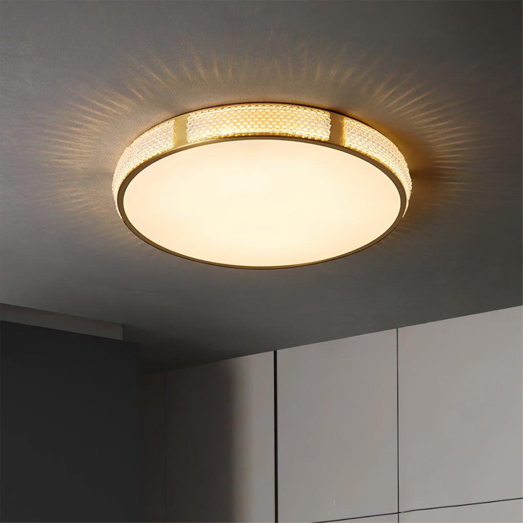 Modern Ceiling Light Crystal Brass Trim Design - Product detail 12