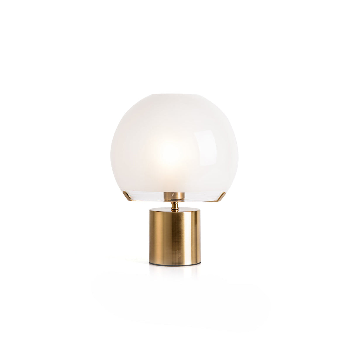 Modern Globe Table Lamp Brass Base Glass Sphere Design - Product detail 14