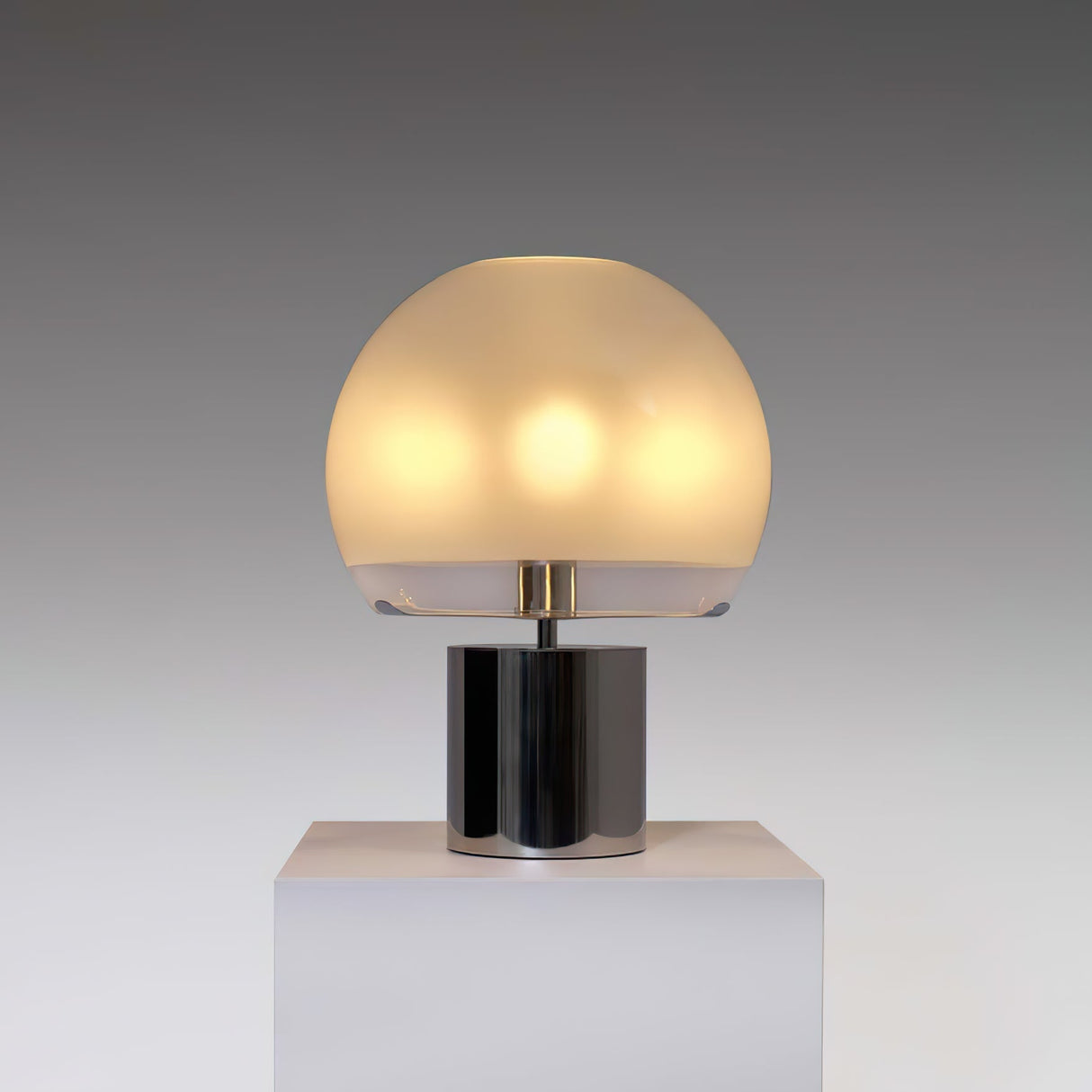 Modern Globe Table Lamp Brass Base Glass Sphere Design - Product detail 11