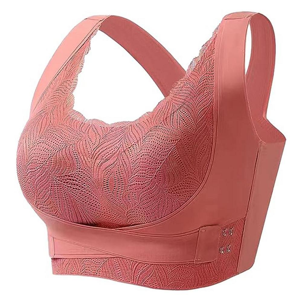 Wireless Support Bra Embossed Leaf Pattern Design - Product detail 5
