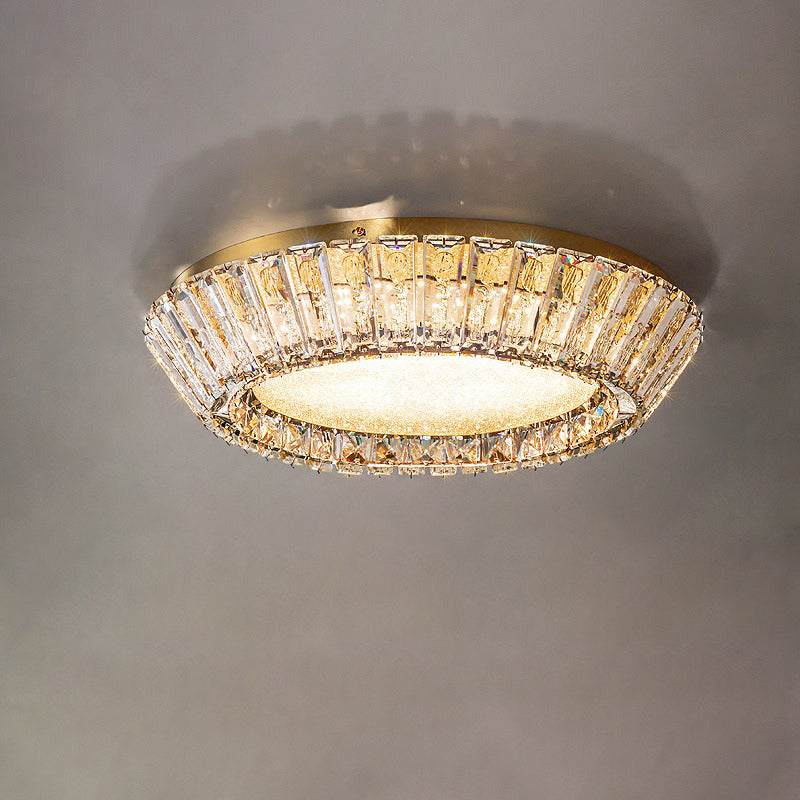 Crystal Ceiling Light Modern Gold Rim Design - Product detail 39