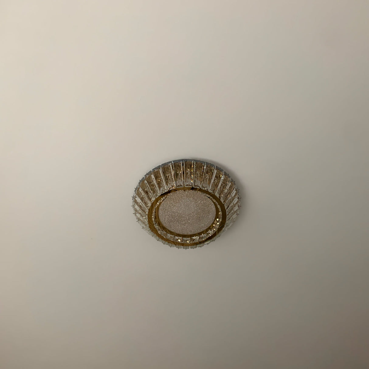 Crystal Ceiling Light Modern Gold Rim Design - Product detail 22