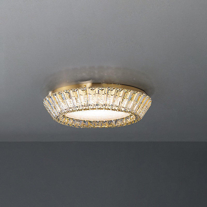Crystal Ceiling Light Modern Gold Rim Design - Product detail 27