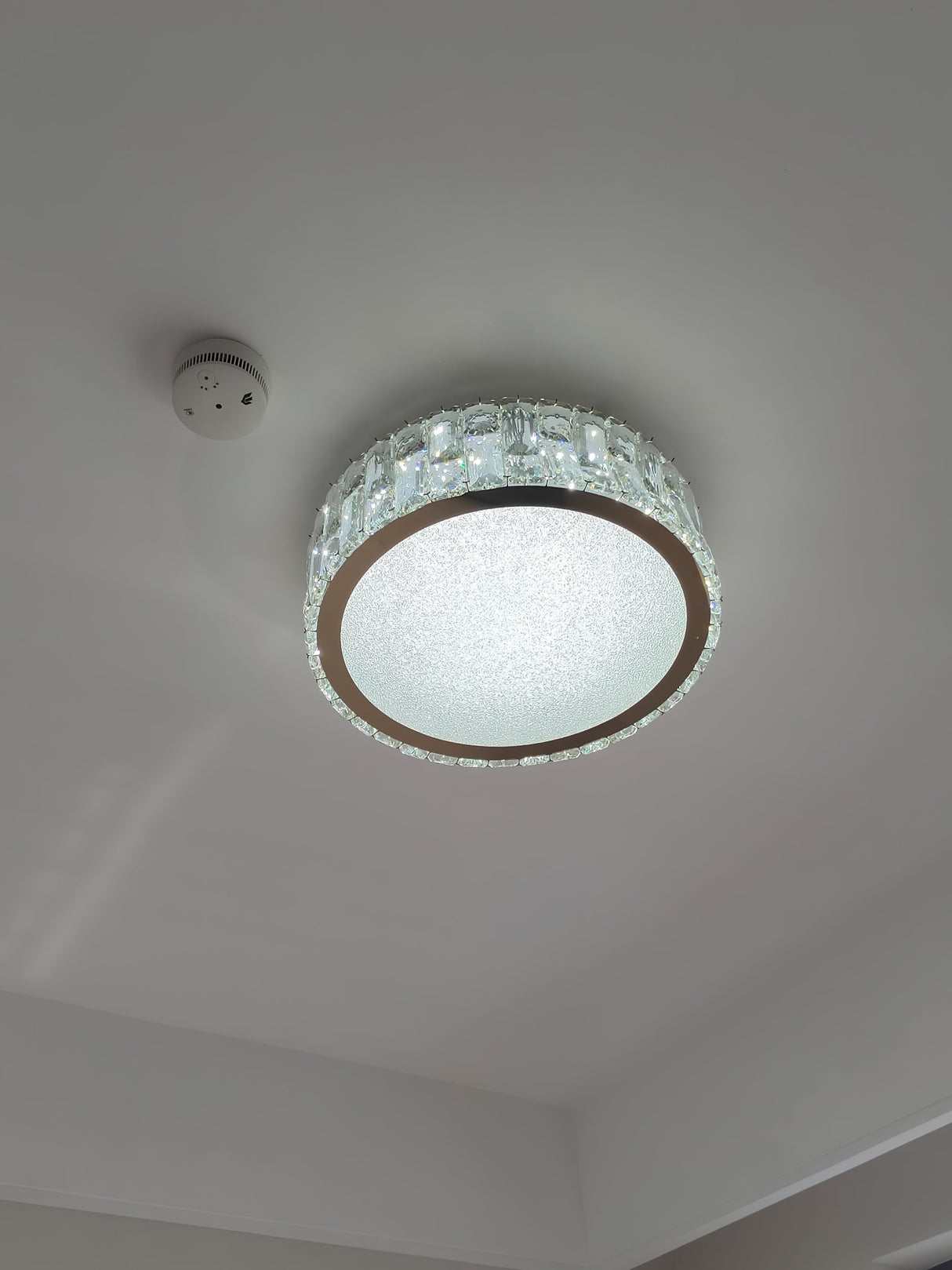 Crystal Ceiling Light Modern Gold Rim Design - Product detail 23