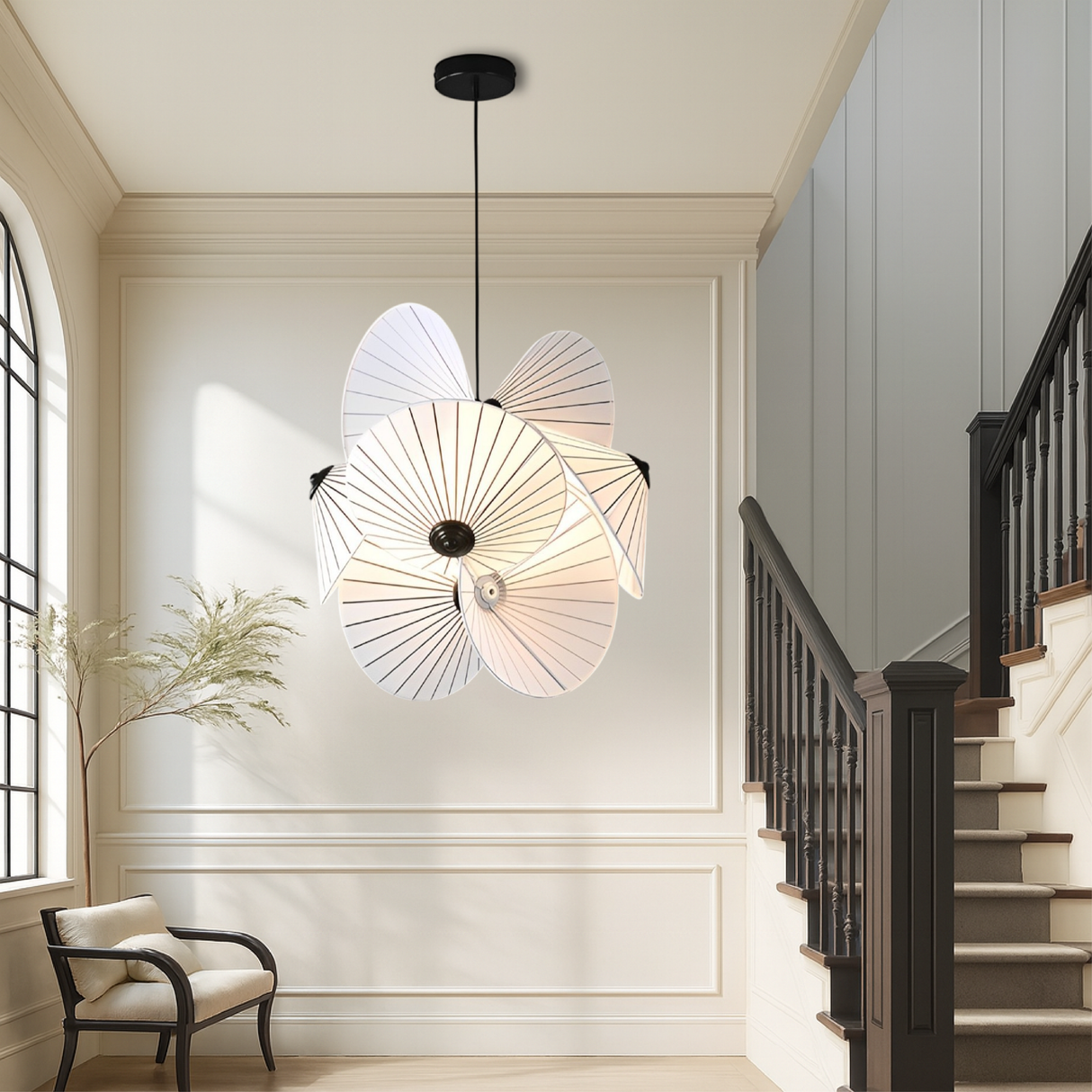 Modern Pendant Light Floral Petal Design - Product example