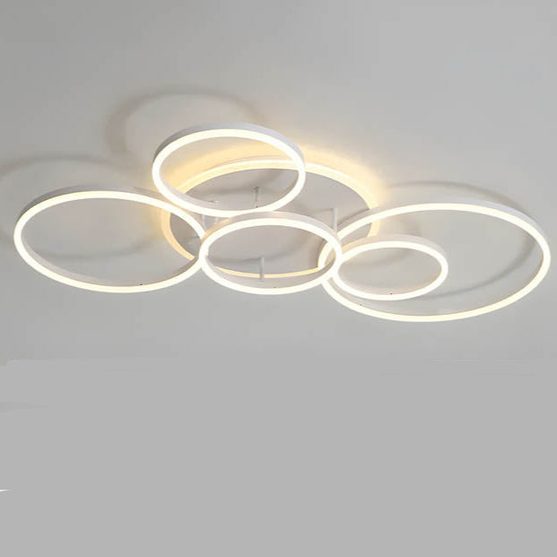 Modern Ceiling Light Interlocking Ring LED Design - Product detail 11