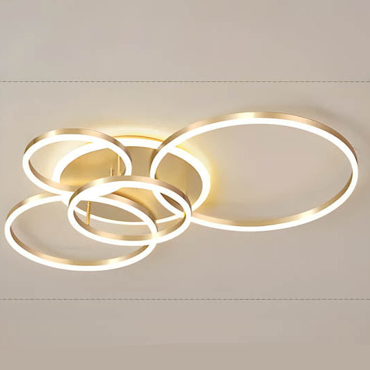 Modern Ceiling Light Interlocking Ring LED Design - Product detail 10