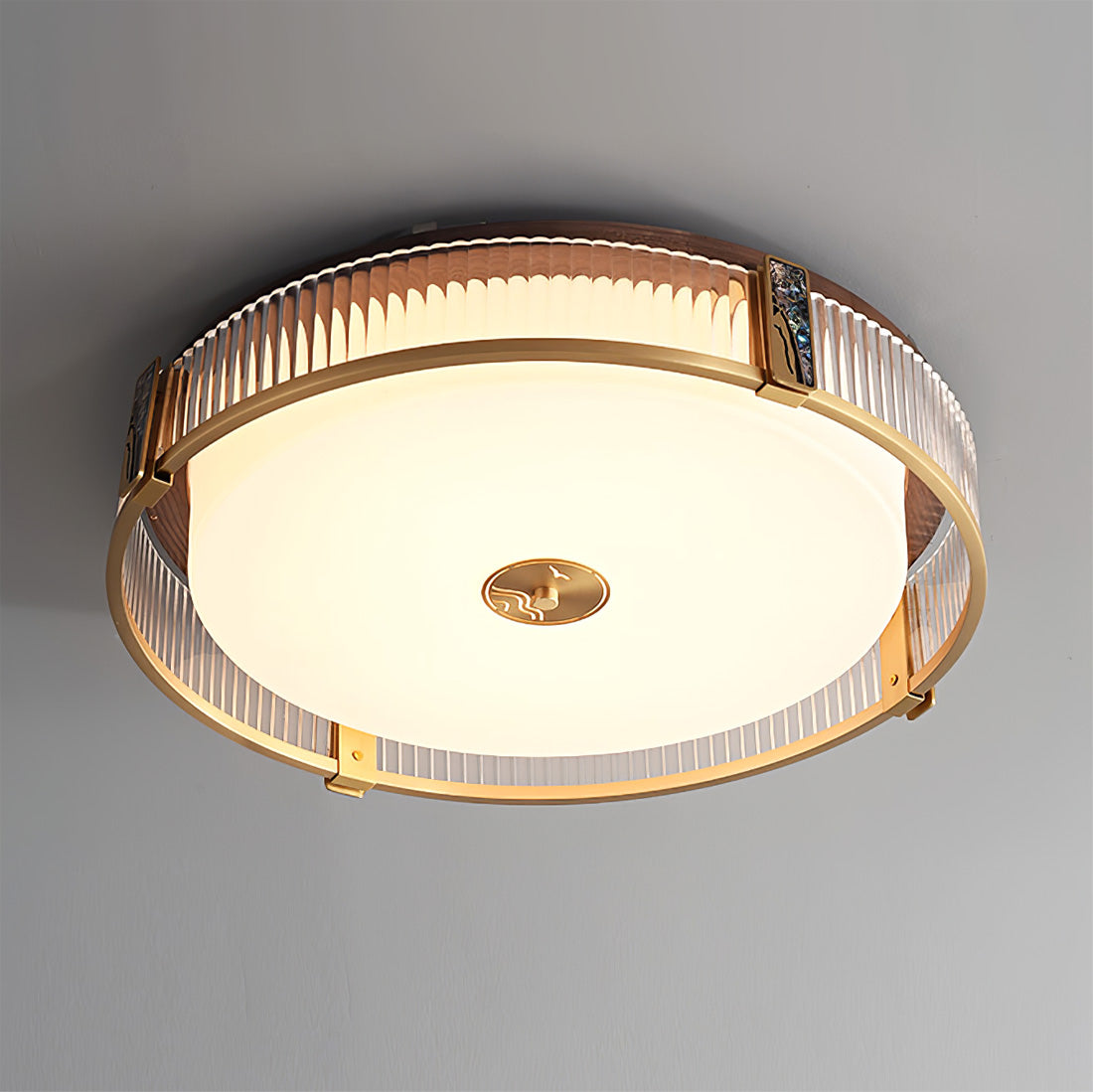 Modern Ceiling Light Brass Frame With Acrylic Shade - Product detail 16