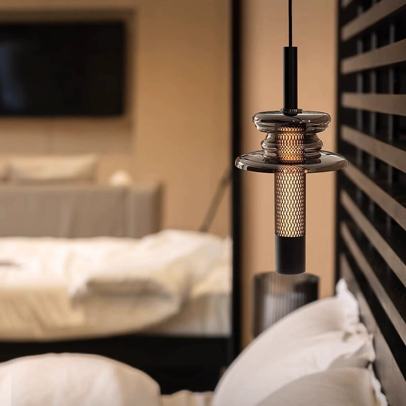 Modern Pendant Light Geometric Mesh Metal Design - Product detail 4