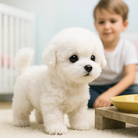 Interactive Plush Puppy  Realistic Pet Companion Toy - Product showcase