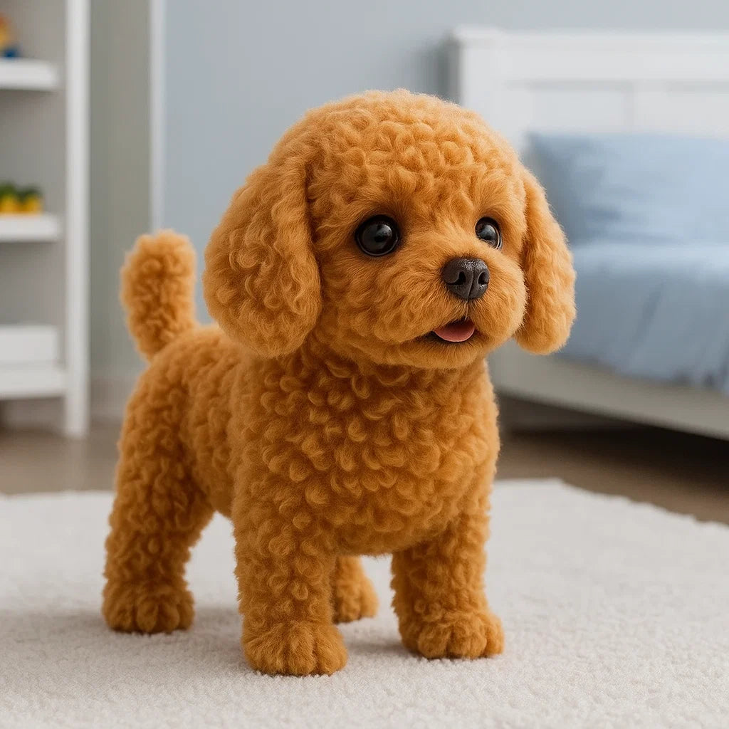 Interactive Plush Puppy  Realistic Pet Companion Toy - Product detail 4