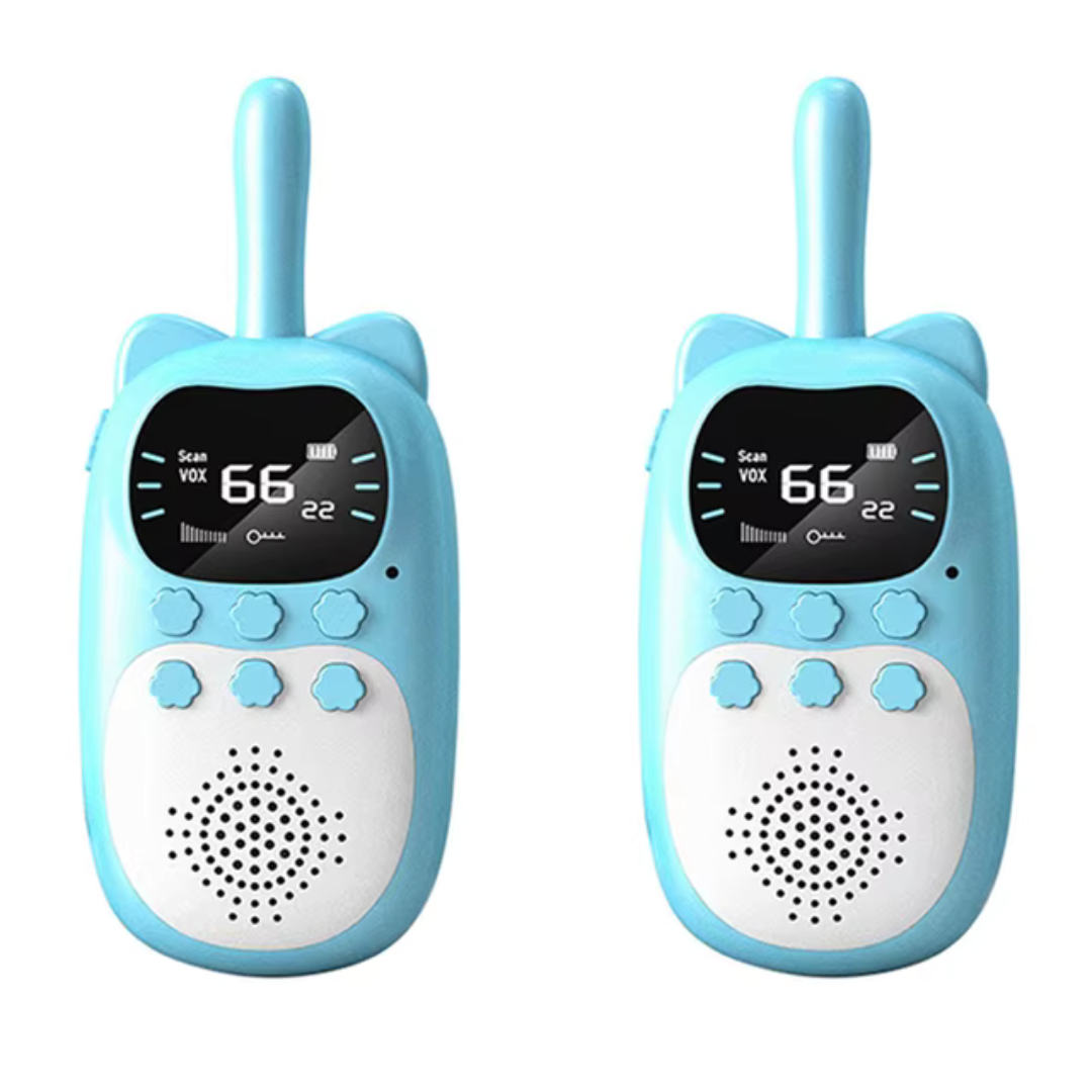Kids Digital Walkie Talkie Set 3KM Range With LCD Display - Product showcase