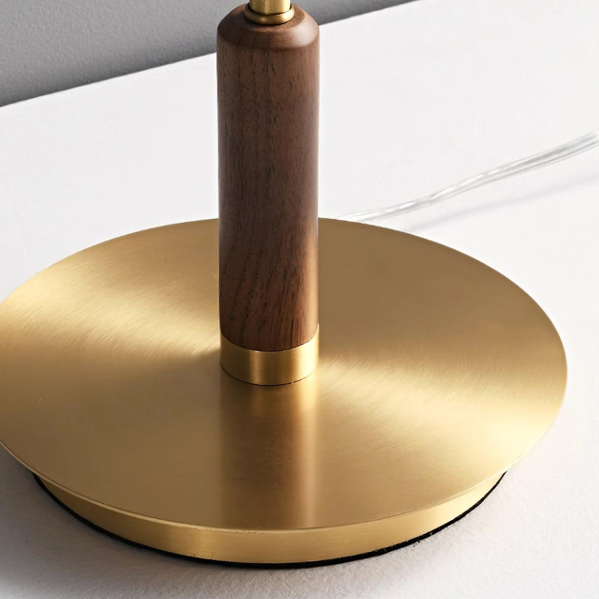 Modern LED Table Lamp Glass Dome With Wood Accent - Product detail 27