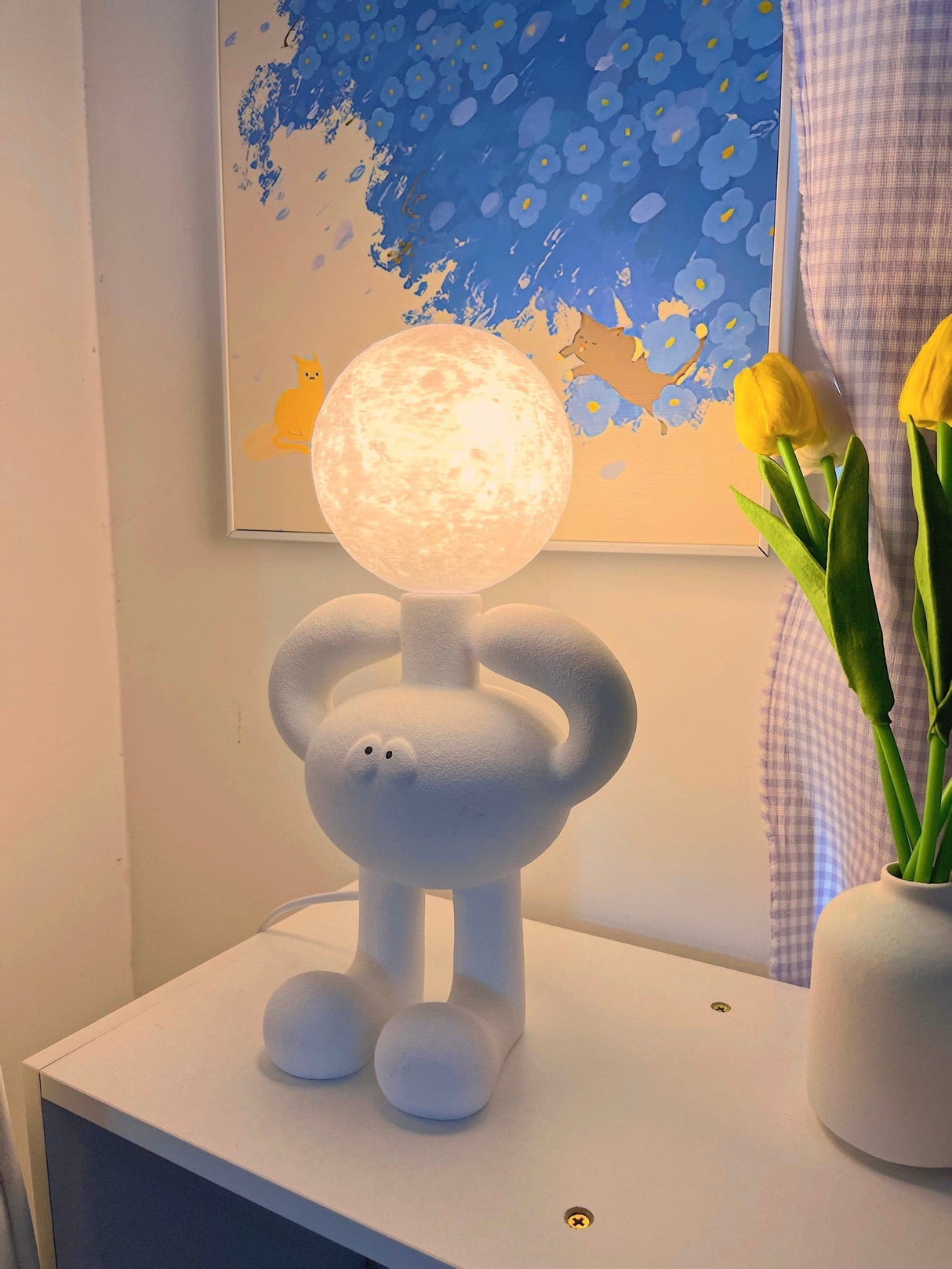 Modern Robot Table Lamp Whimsical Kids Room Lighting - Product detail 11
