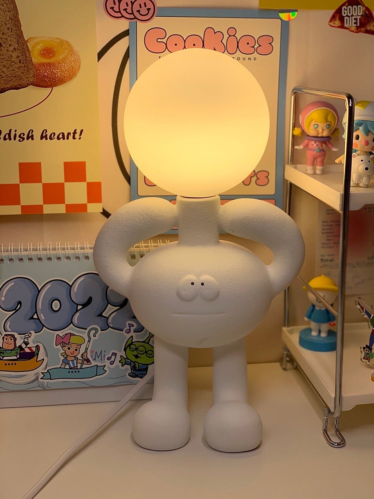 Modern Robot Table Lamp Whimsical Kids Room Lighting - Product detail 16
