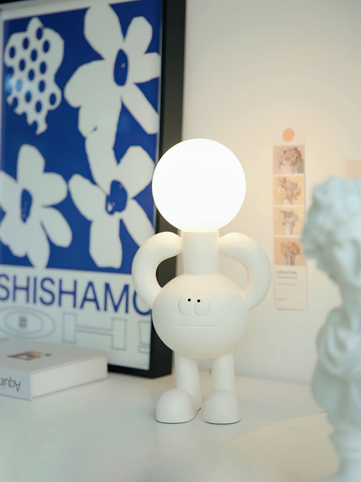 Modern Robot Table Lamp Whimsical Kids Room Lighting - Product detail 27