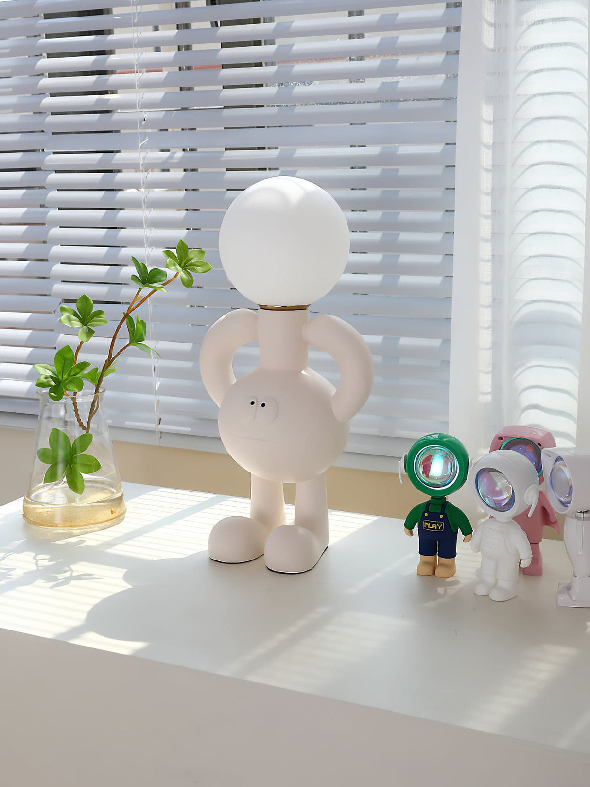 Modern Robot Table Lamp Whimsical Kids Room Lighting - Product detail 33
