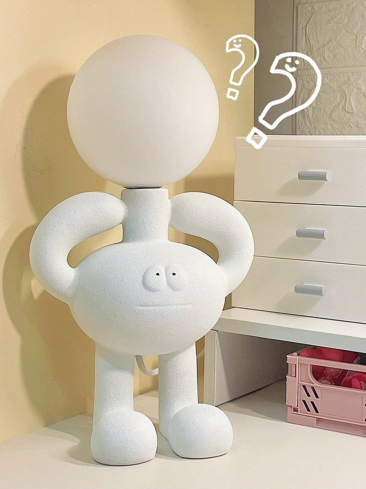 Modern Robot Table Lamp Whimsical Kids Room Lighting - Product detail 37