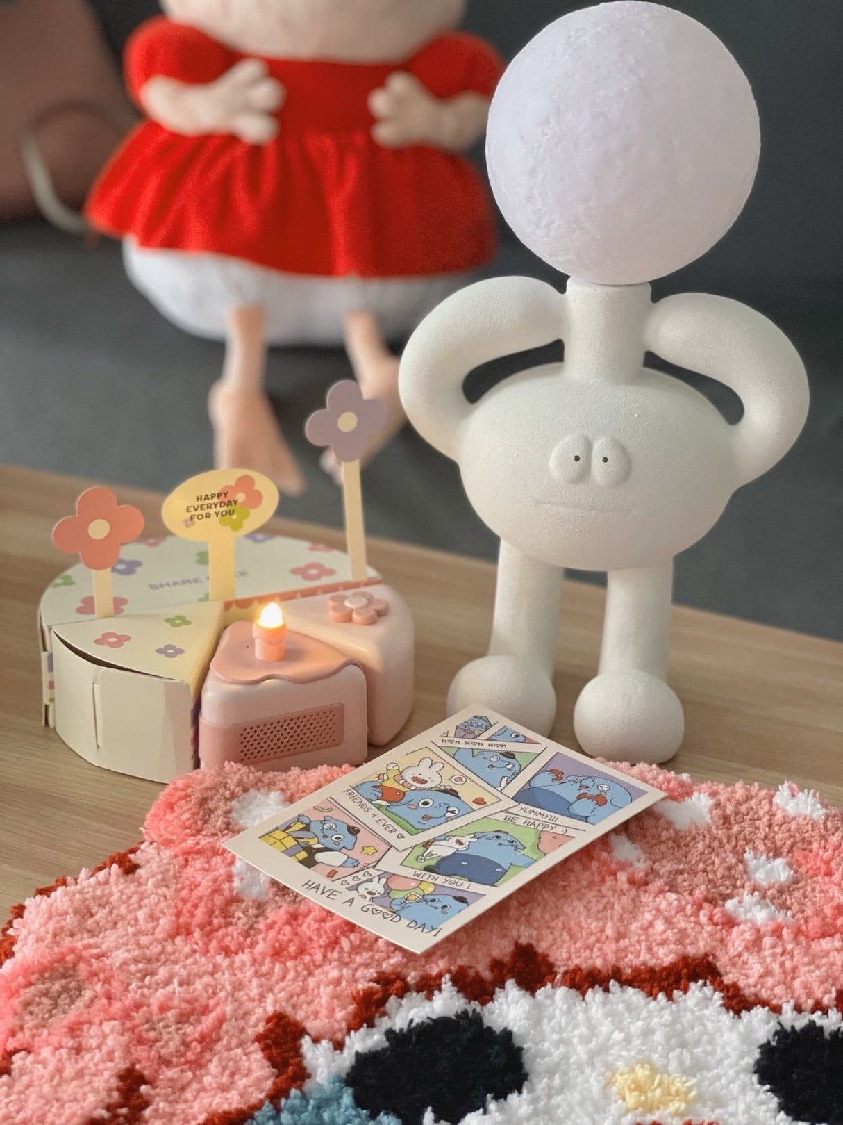 Modern Robot Table Lamp Whimsical Kids Room Lighting - Product detail 38