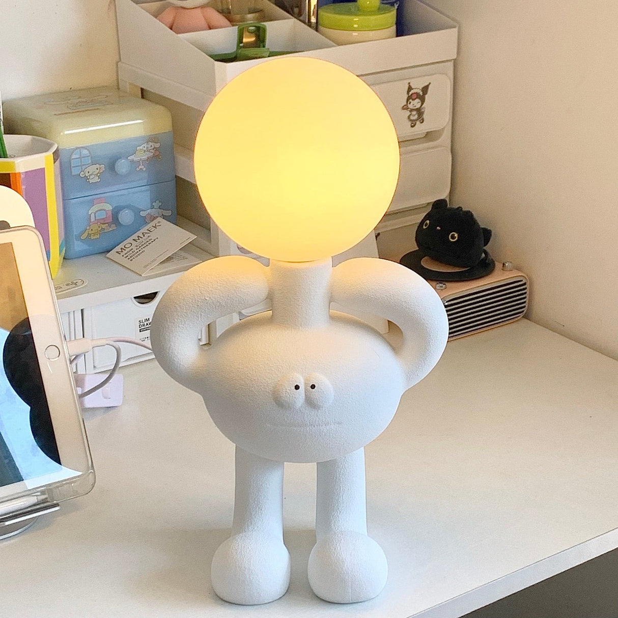 Modern Robot Table Lamp Whimsical Kids Room Lighting - Product detail 7