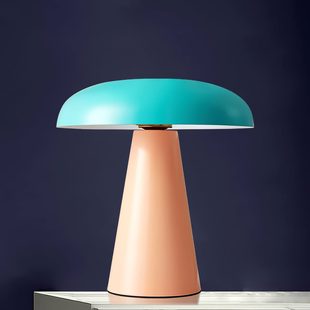 Modern Table Lamp Mushroom Shape Metal Design - Product detail 8