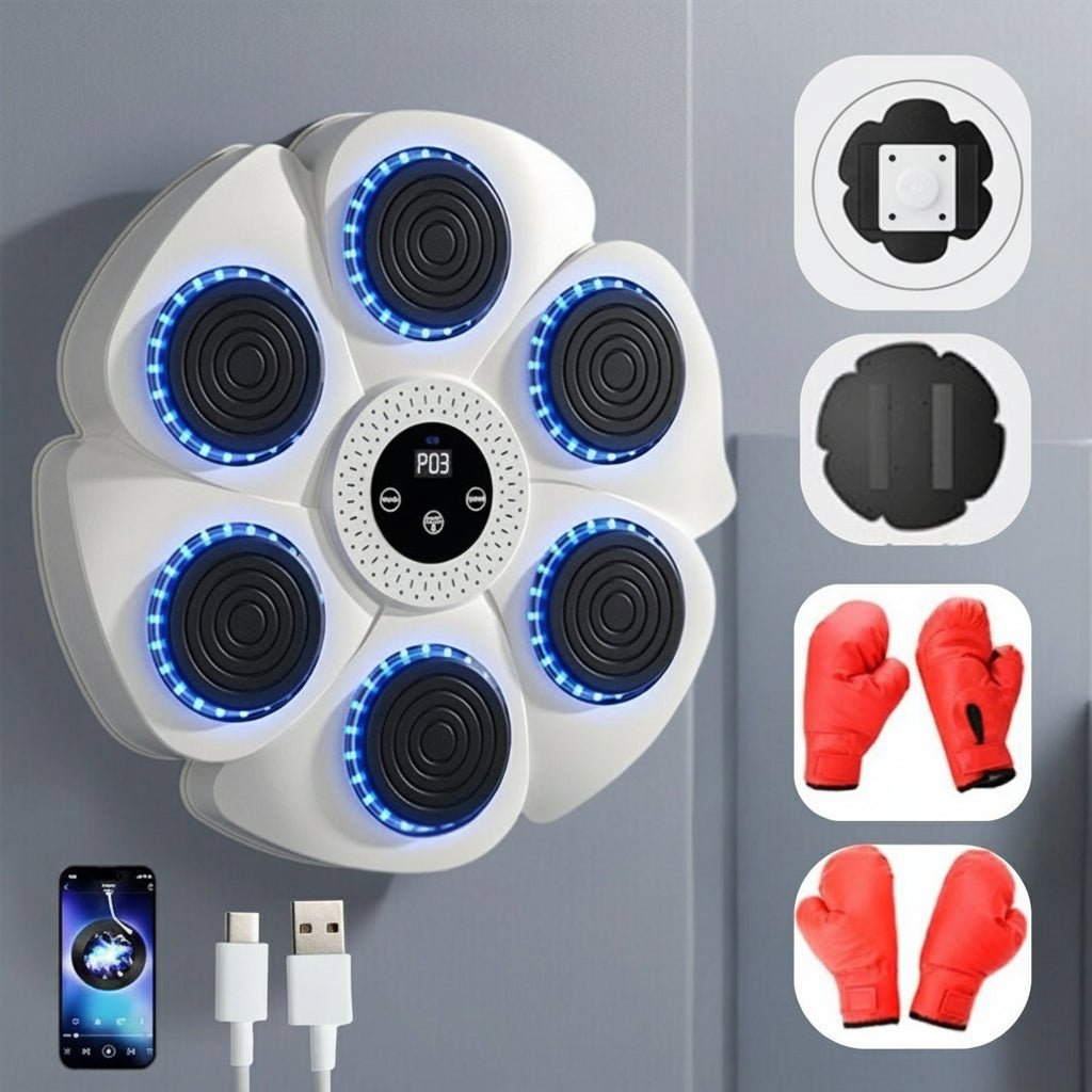 Smart Boxing Machine Interactive Training with Music LED Lights - Product detail 6