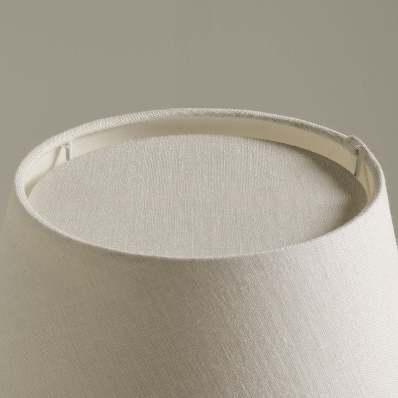 Ceramic Table Lamp Ribbon Trim Fabric Shade - Product detail 4