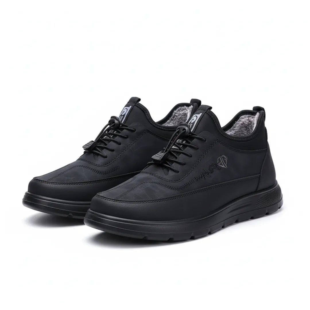 Mens Waterproof Padded Sneakers Fleece Lined Winter Comfort - Product detail 6