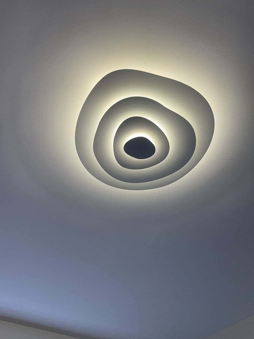 Modern Spiral Ceiling Light Layered Wave Design - Product detail 10