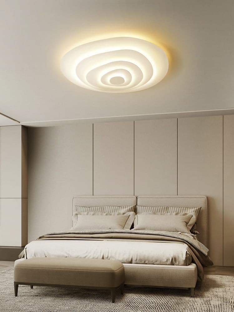 Modern Spiral Ceiling Light Layered Wave Design - Product detail 6