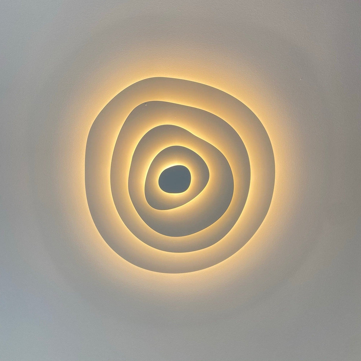 Modern Spiral Ceiling Light Layered Wave Design - Product example