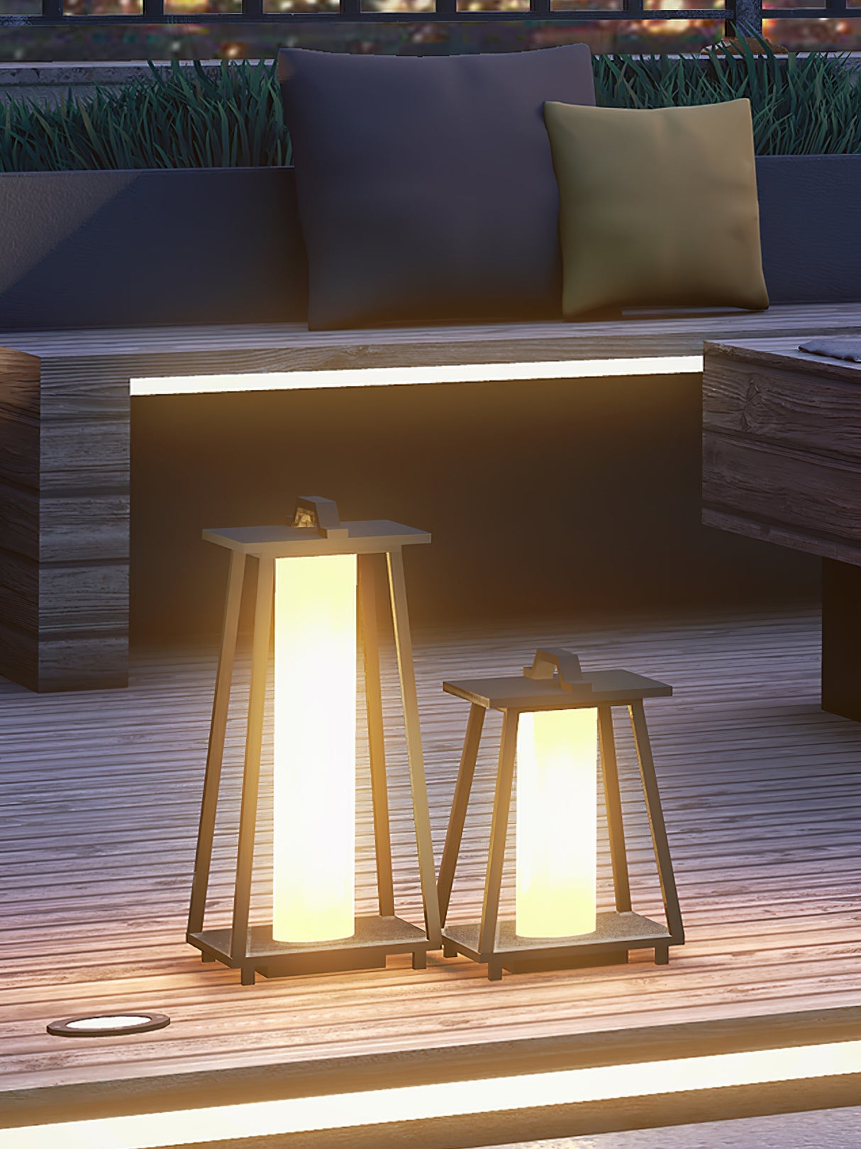 Modern Outdoor Lantern Portable LED Garden Light - Product detail 15