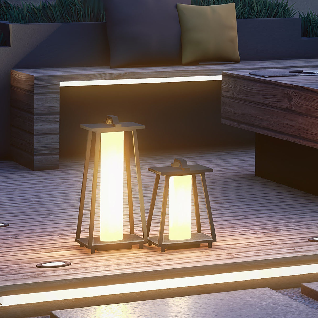 Modern Outdoor Lantern Portable LED Garden Light - Product detail 9