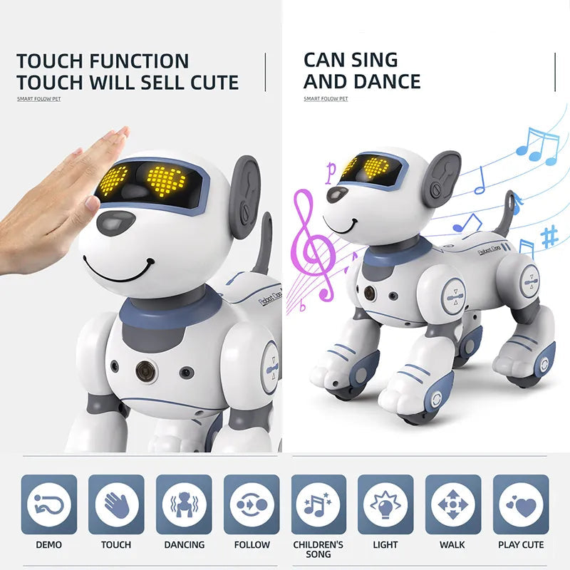 Interactive Robot Dog Toy Voice Controlled Programmable Pet - Product detail 5