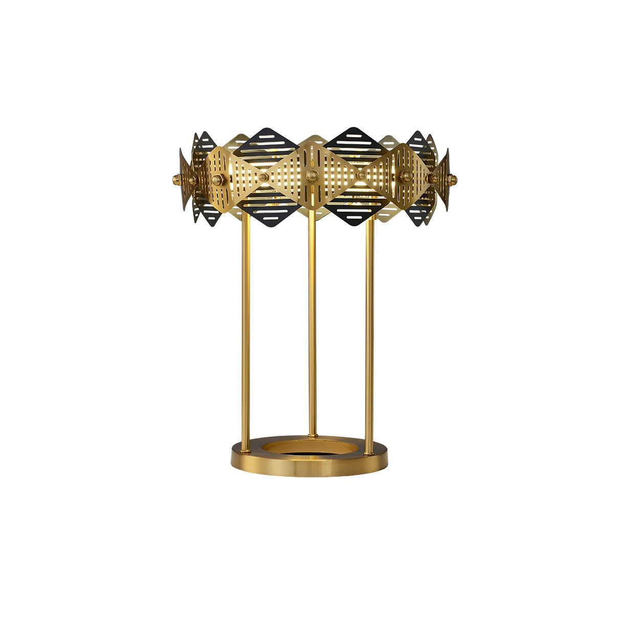 Modern Table Lamp Gold Diamond Metal Shade Design - Product detail 17