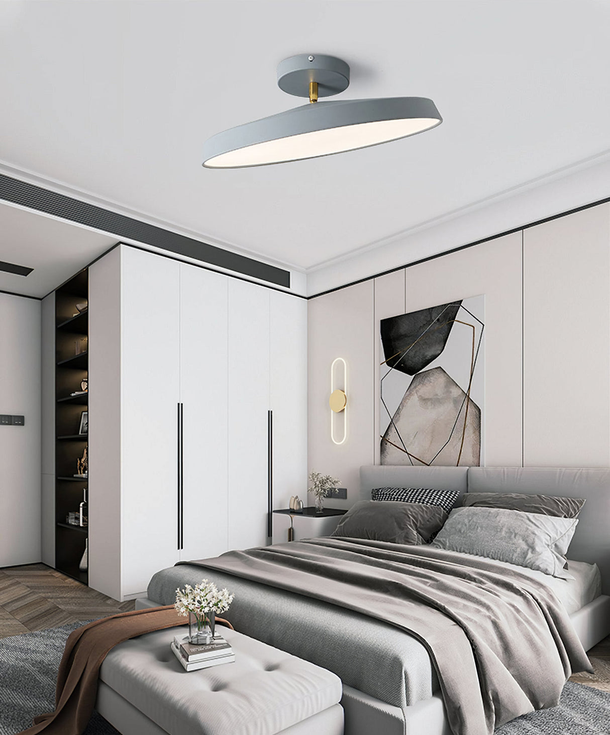 Modern LED Ceiling Light Round Slim Panel Design - Product detail 6