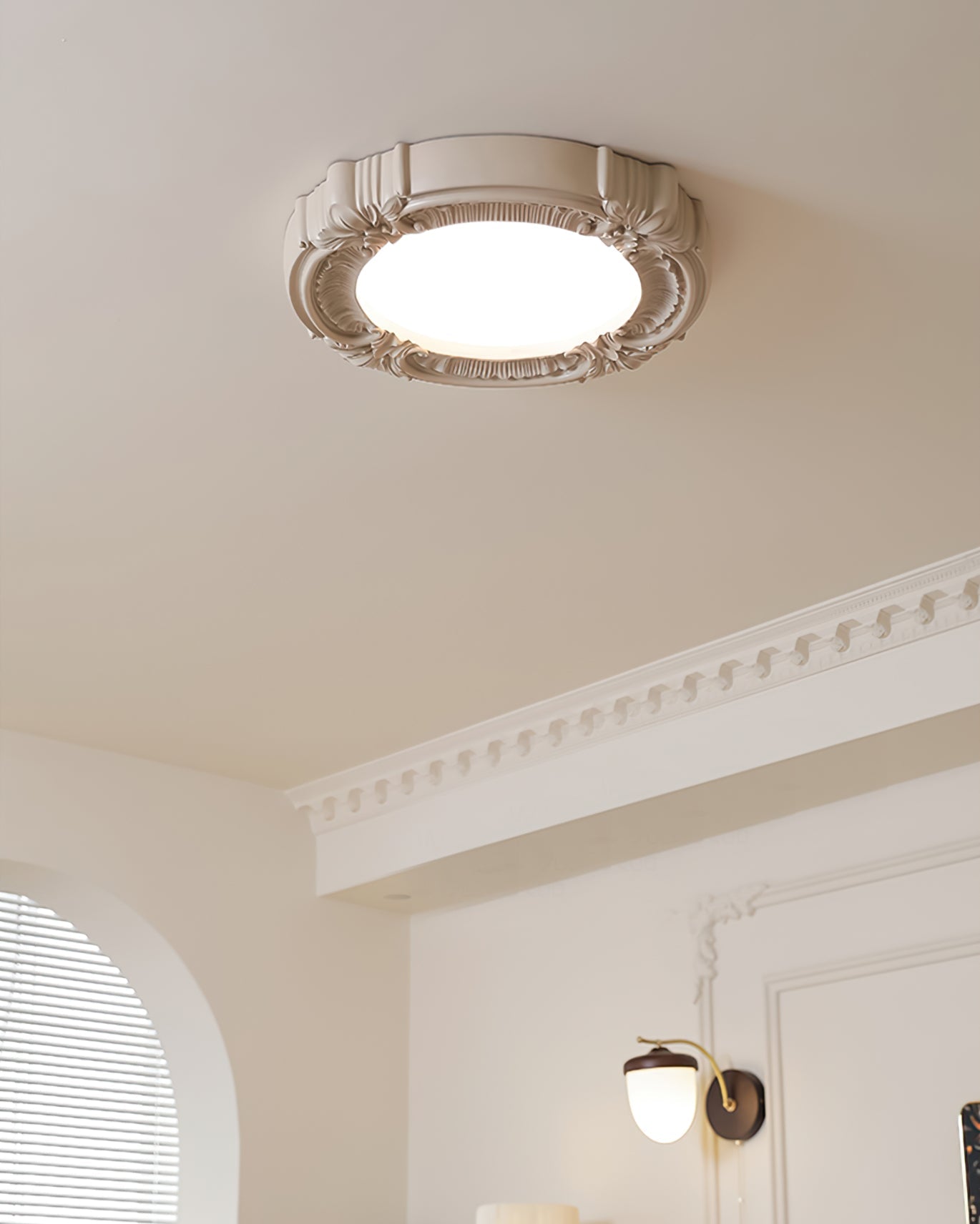 Victorian Ceiling Frame  Ornate Floral Relief Design - Product detail 13