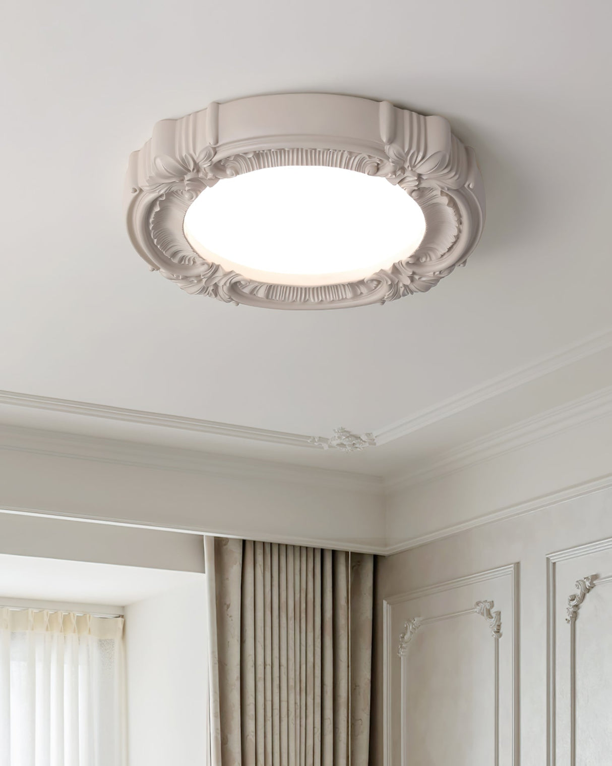 Victorian Ceiling Frame  Ornate Floral Relief Design - Product detail 14