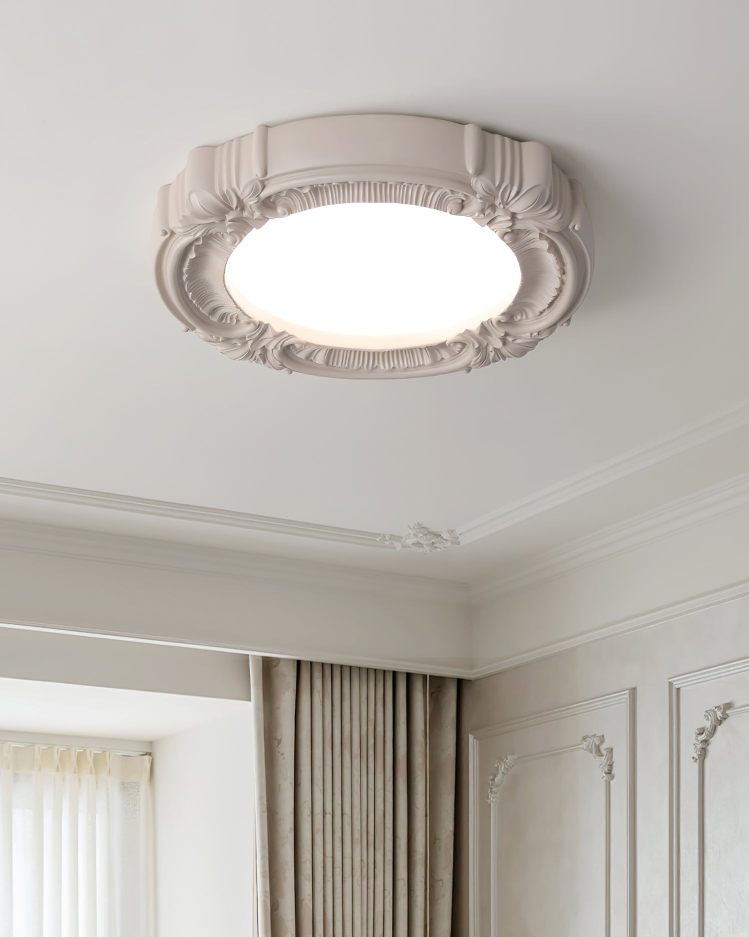 Victorian Ceiling Frame  Ornate Floral Relief Design - Product detail 14