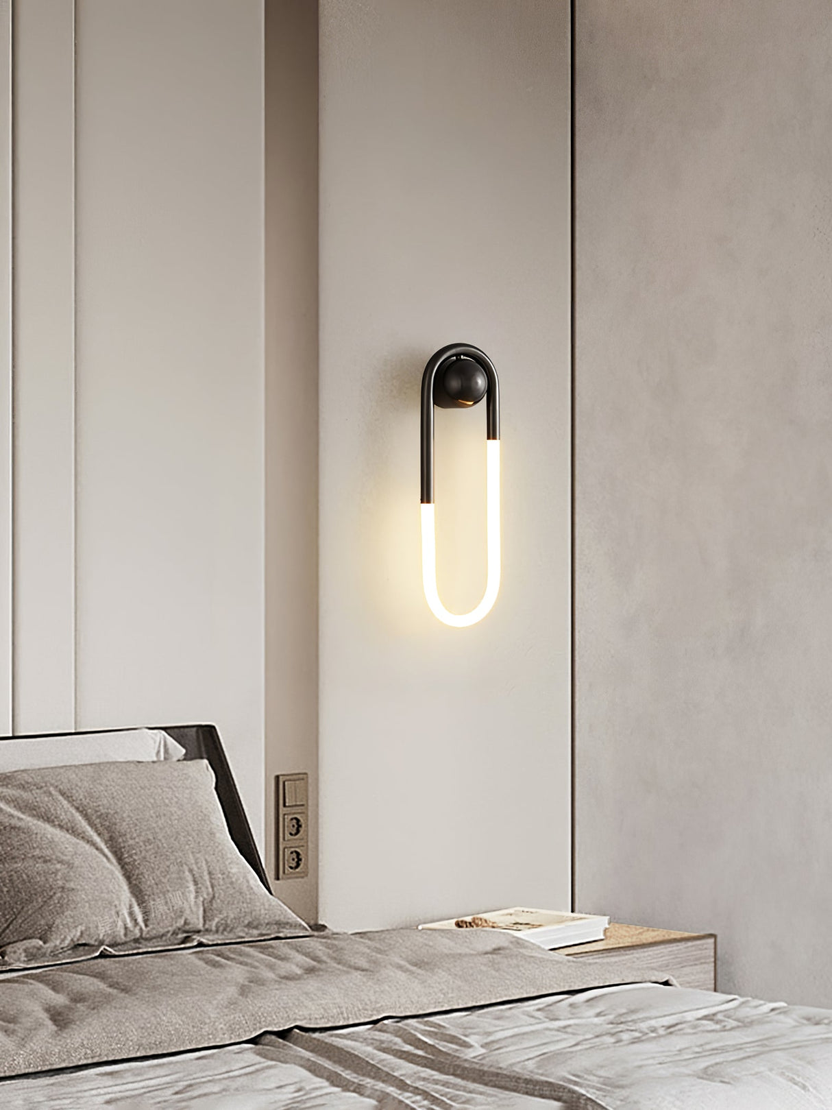 Modern LED Wall Light Gold Curved Design - Product detail 14