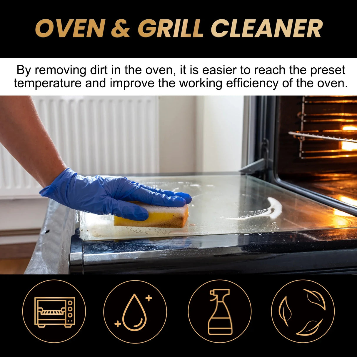 Professional Oven Cleaner  Heavy-Duty Grease Removal Spray - Product detail 6