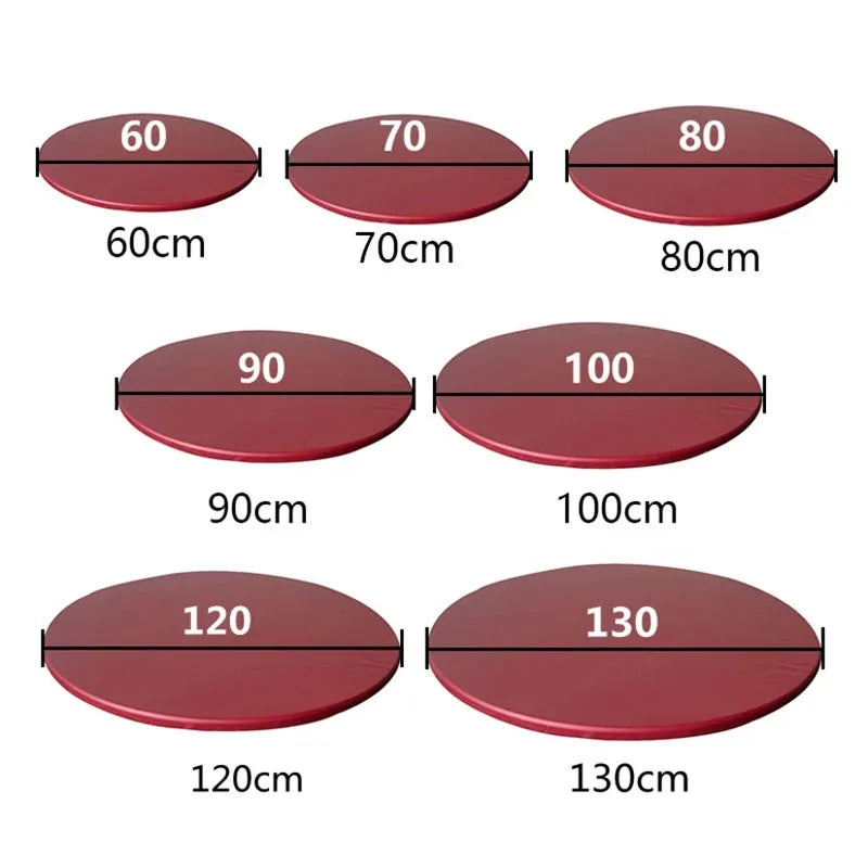 Round Table Cover  Waterproof Leather Finish - Product detail 5