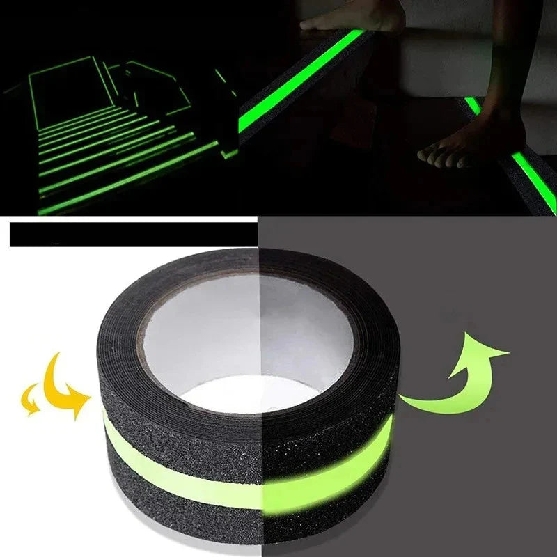 Safety Luminous Grip Tape Glow-in-Dark Anti-Slip Protection - Product example