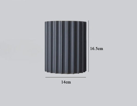 Modern Wall Sconce  Ribbed Resin Design - Product detail 14